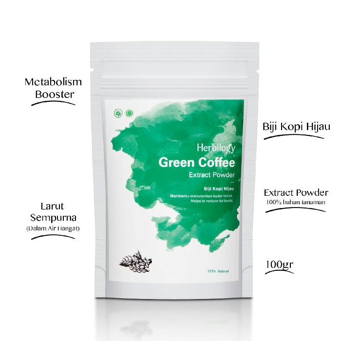 

Herbilogy Green Coffee (Biji Kopi Hijau) Extract Powder 100g