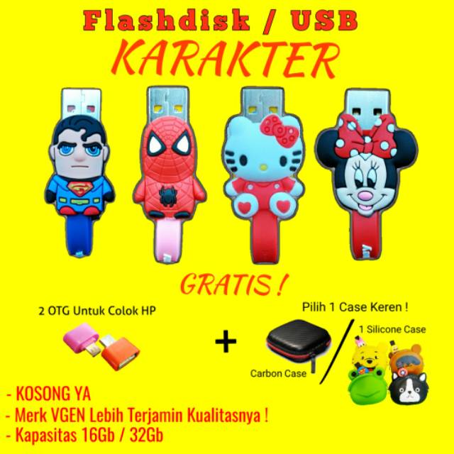 USB KARAKTER KOSONG FLASHDISK ANAK SMART HAFIZ