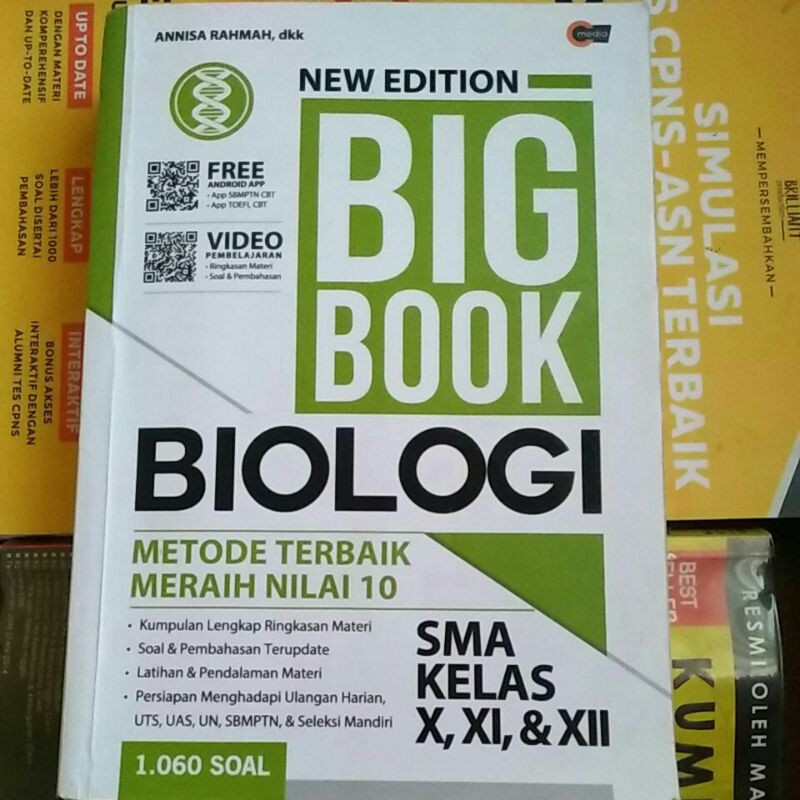 BIG BOOK BIOLOGI NEW EDITION