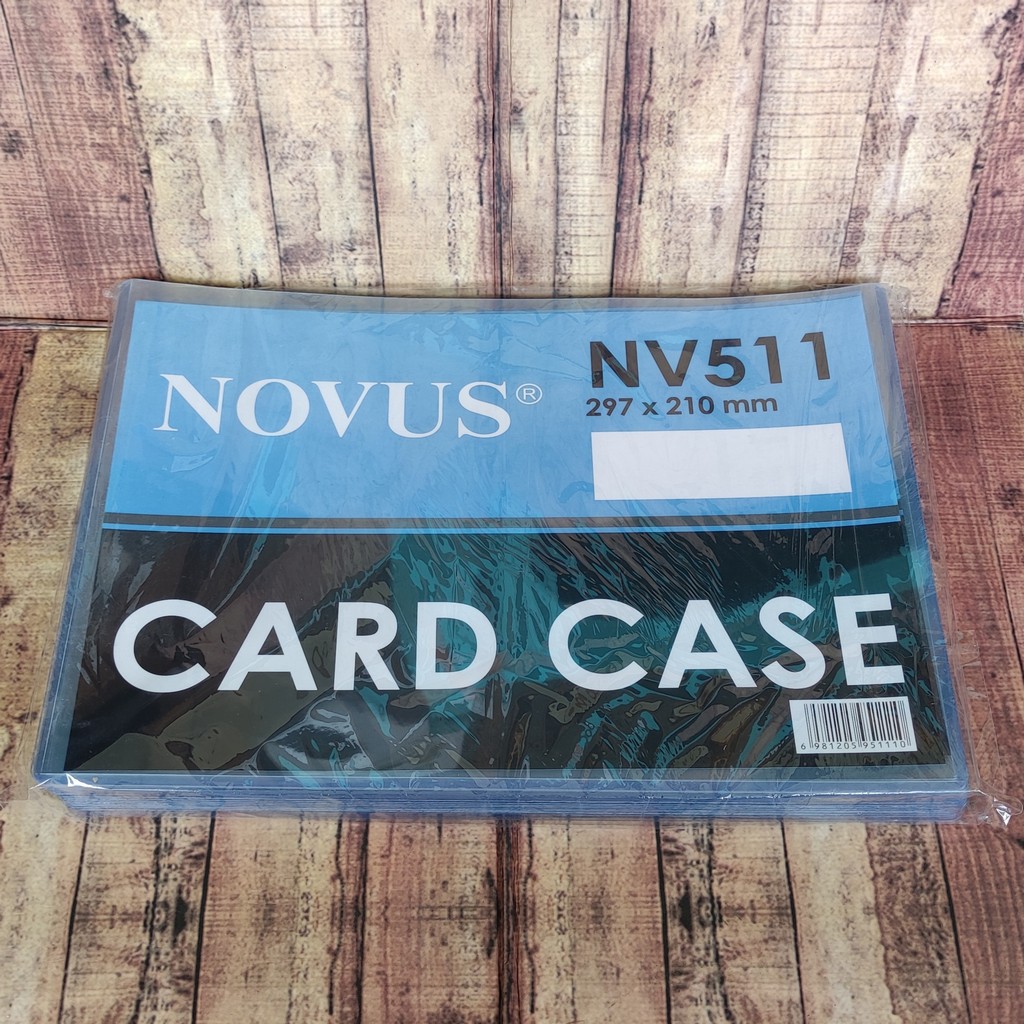 1 PCS Card Case Novus NV511 297x210mm HARD - Glue Card -Name Tag Tebal - Tempat ID Card Landscape