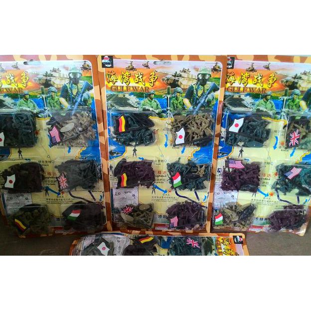 Ready Mainan Tentara Plastik 6 Negara