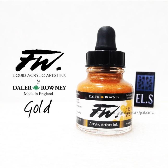 

Akeil | Daler Rowney Fw Ink Gold Imit ( Cat Akrilik ) Kekinian Terlaris