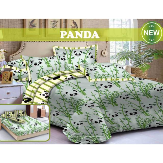 Bedcover Endless Love motif Panda