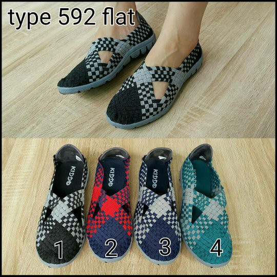 SEPATU PEREMPUAN SEPATU WANITA RAJUT KIDDO ORIGINAL