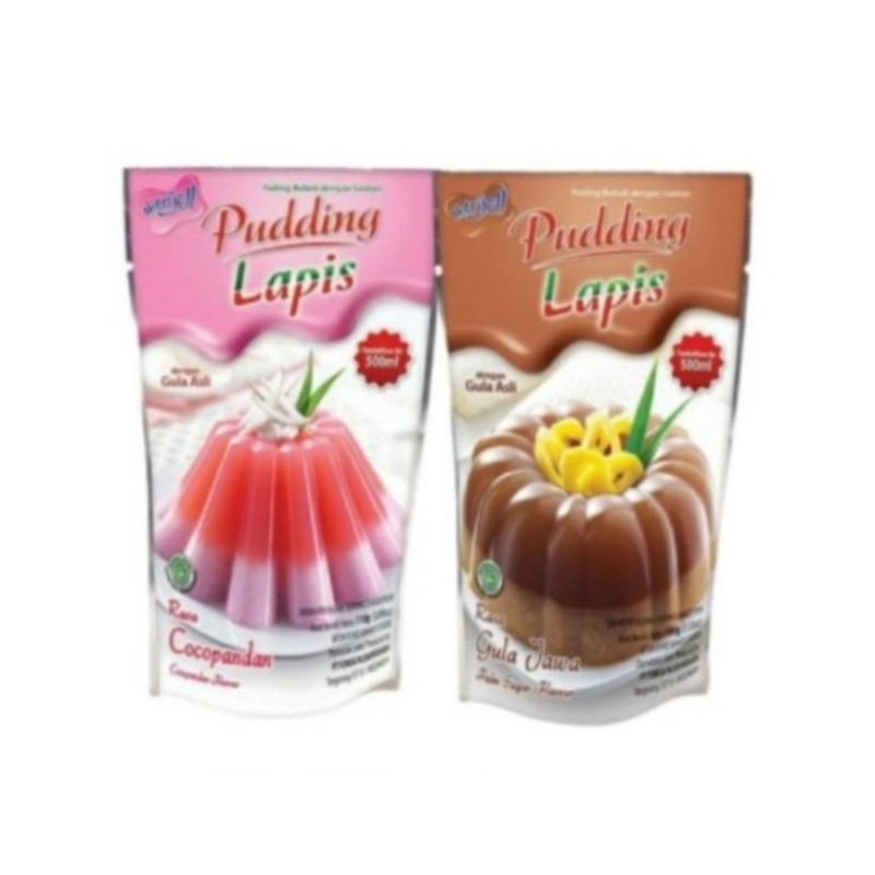 NutriJell Puding Lapis Gula Jawa Cocopandan 110gr Nutrijell