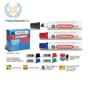 

Promo Spidol Permanent Snowman Jumbo 500 [SALE]off40%