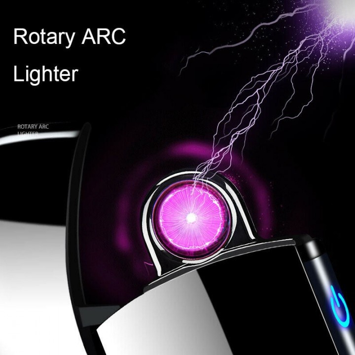 ROCKWARE USB Rechargeable Plasma Lighter - Circle Flame Model