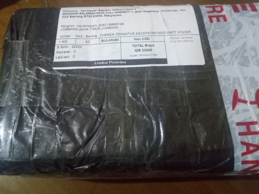 Dimmer Pengatur Kecepatan 5000 Watt Power