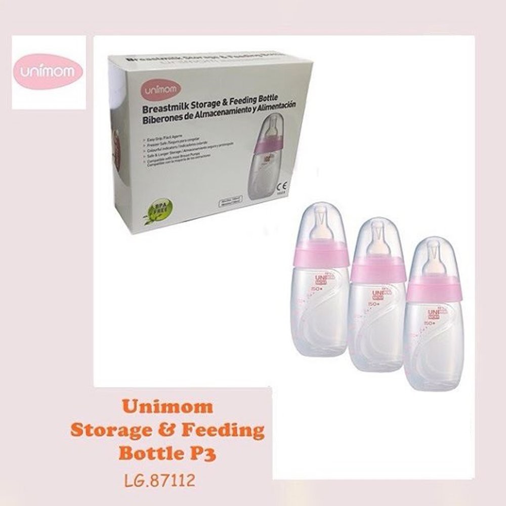 Unimom Storage Feeding Bottle 3's Botol Susu