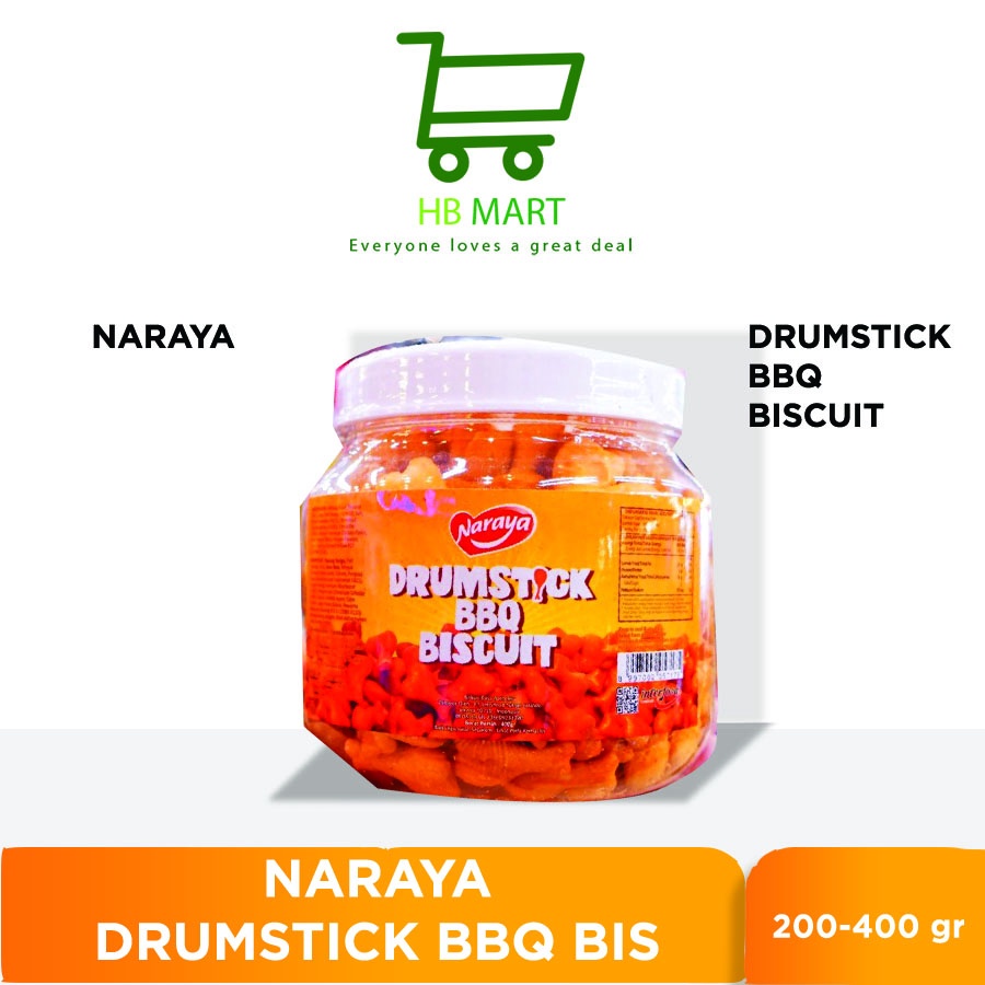 

Naraya Mini Golden Biscuit Pineapple Jam / DRUMSTICK BBQ BIS Jar 400gr