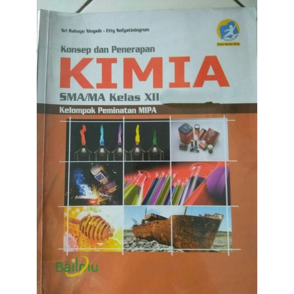 

Buku KIMIA Konsep dan penerapan kimia kelas XII