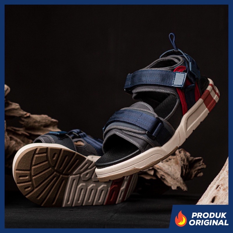 CATALYST THUNDERSTORM ORIGINAL x NAVARA Sandal Gunung Casual Navy Pria Wanita Sendal Jalan Santai Ha