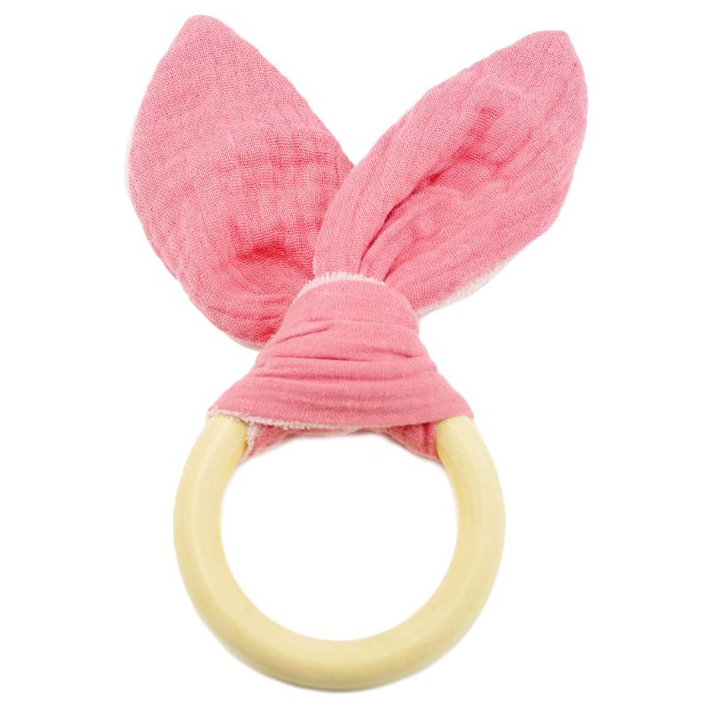 Mary Mainan Teether Bayi Newborn Bahan Kayu