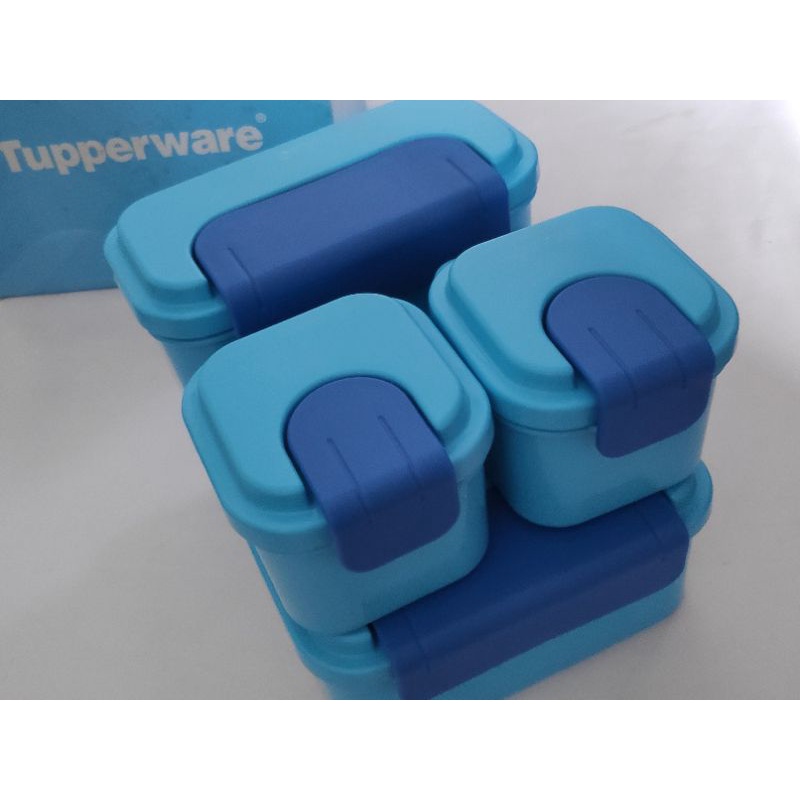 Klik Klak Blue Tupperware set
