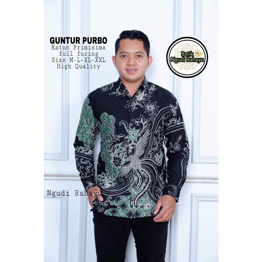 Kemeja batik SELING LAWASAN / Kemeja batik lengan panjang terbaru 2021 / baju batik lengan panjang