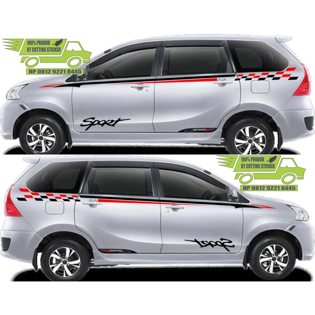 BT sticker stiker mobil daihatsu xenia stiker mobil xenia stiker mobil avanza stiker xenia avanza