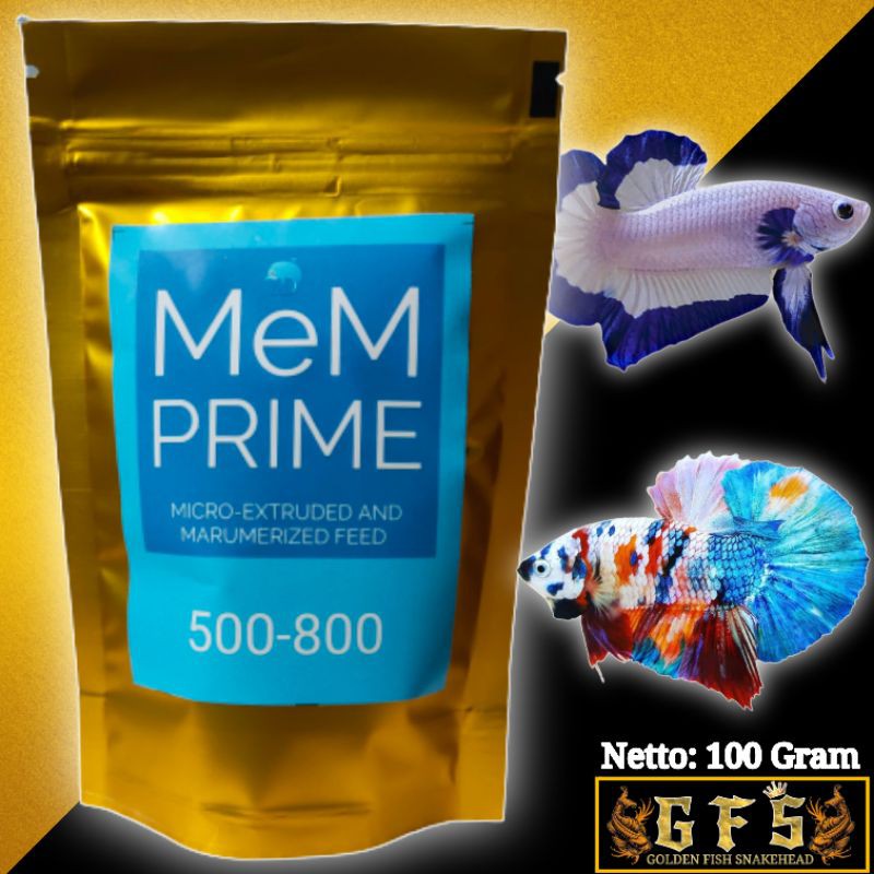 Pelet MEM PRIME 500-800/0,5mm kemasan 100 Gram