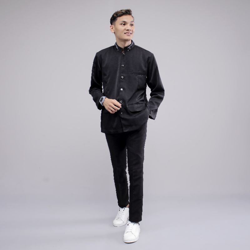 Jasko pria dewasa Jasko bisa COD Jasko polos dan jasko bordir pria dewasa Jas polos Jas bordir Baju muslim pria dewasa-1