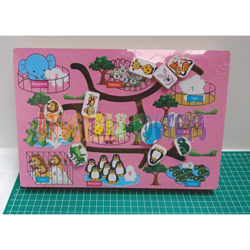 Mainan Edukasi Maze Kebun Binatang