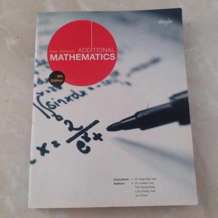 NEW SYLLABUS ADDITIONAL MATHEMATICS