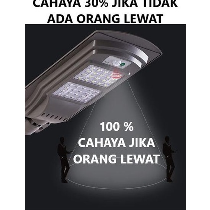 Lampu Jalan PJU SolarCell Panel Surya LED 60W Solar Cell ALL in ONE