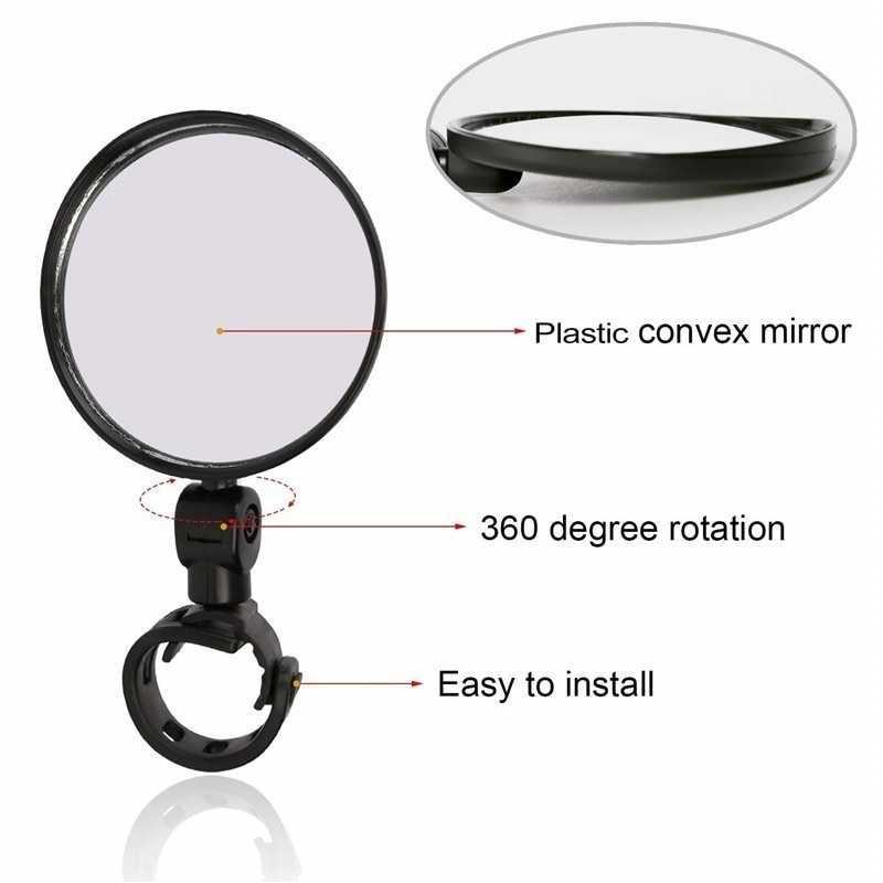 RUTVEING Kaca Spion Sepeda Bike Blindspot Rearview 1PCS - HF00954 ( Al-Yusi )