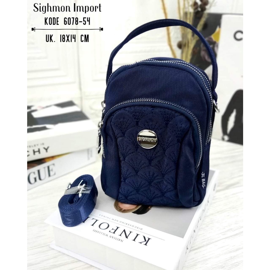 Tas Sighmon 6078-38 Selempang. Tas selempang wanita Tas Sighmon ORI BEST SELLER.!!! Tas Wanita Import Bisa bayar ditempat.!!!!