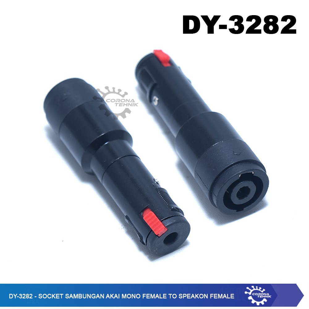 DY-3282 - Socket Sambungan Akai Mono Female to Speakon Female