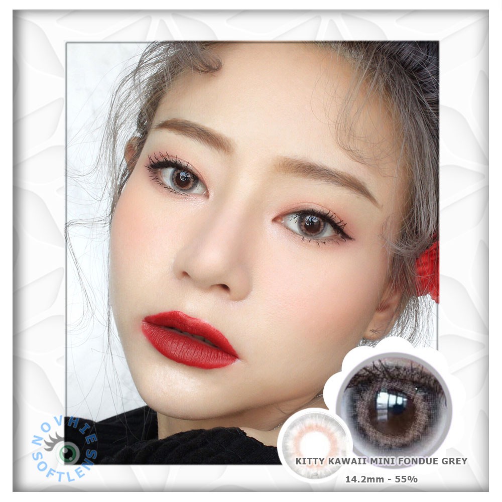 

SOFTLENS KITTY KAWAII MINI FONDUE GREY