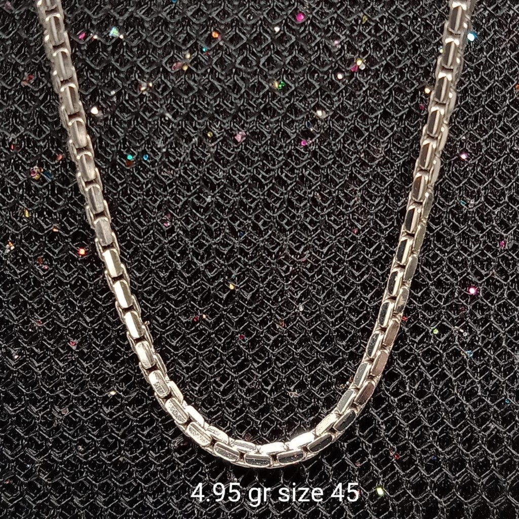 Kalung Emas 17 K - Putih 4.95 gr Kadar 750 - 3387