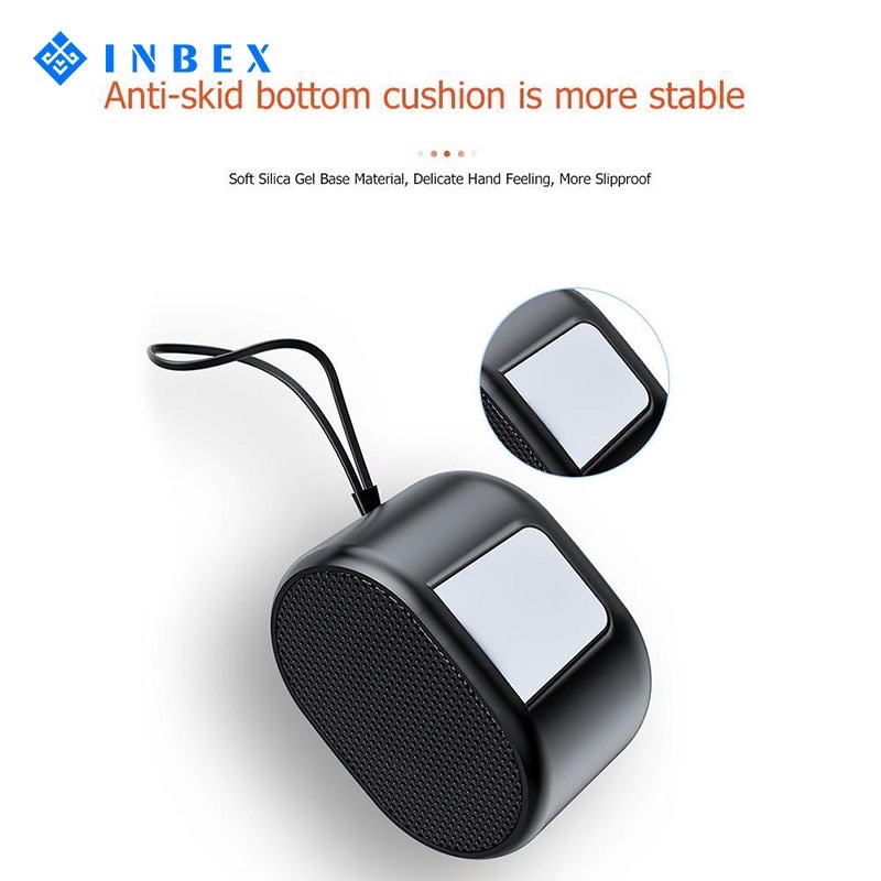 INBEX Mini Bluetooth Speaker/Portable Wireless Speaker with HD Sound/18-Hour Playtime