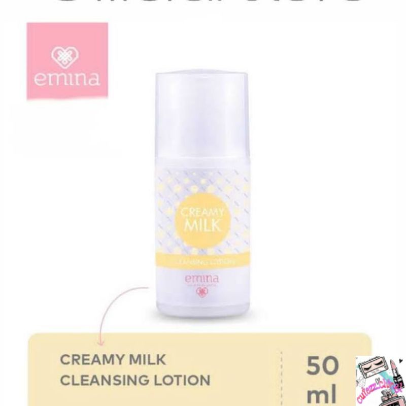 ☃Cutezz_Ching1☃Emina Creamy Milk Cleansing Lotion 50ml