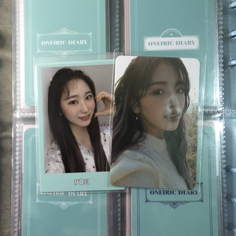 [Official] IZ*ONE IZONE Chaeyeon Secret Diary Polaroid Yujin Onereeler Scene #1 Photocard PC