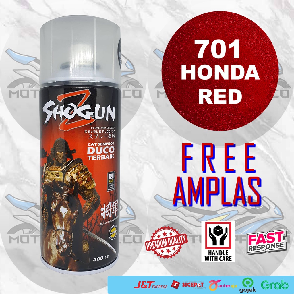 Cat Semprot Shogun Z Honda Red / Merah 701 - Pilok Pilox Pylox