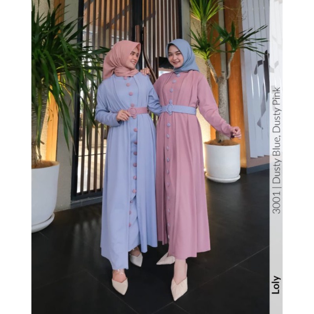 Loly / Set 3in1 / Setelan Long Cardi / Setelan 3in1 / Loly Miss Kami / by Miss Kami Hijab / MissKami