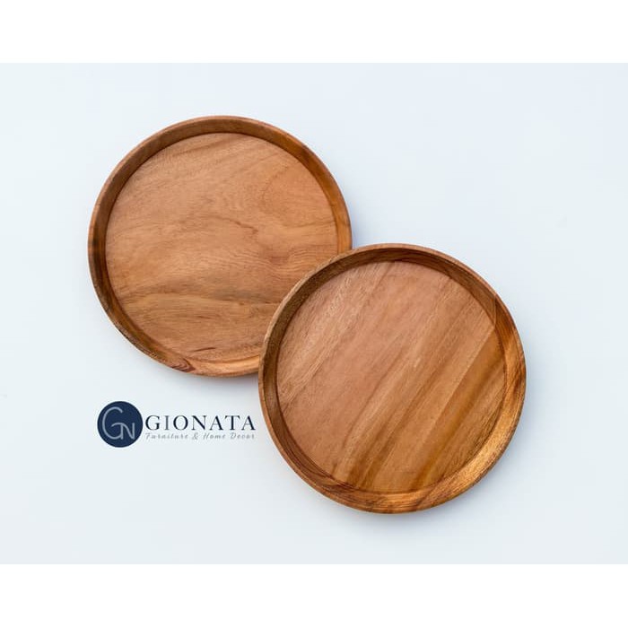 Wooden Plate Piring Kayu Shopee Indonesia