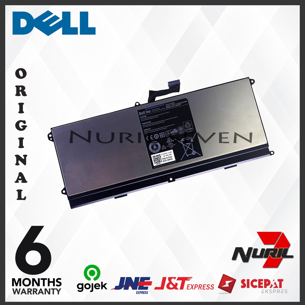 Original Baterai DELL XPS 15z L511x L511z 0HTR7 Battery Laptop Notebook