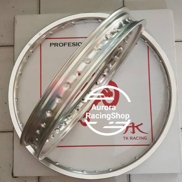Velg TK Bright KLX Set Ring 18 / 21 Hole 36 warna Silver