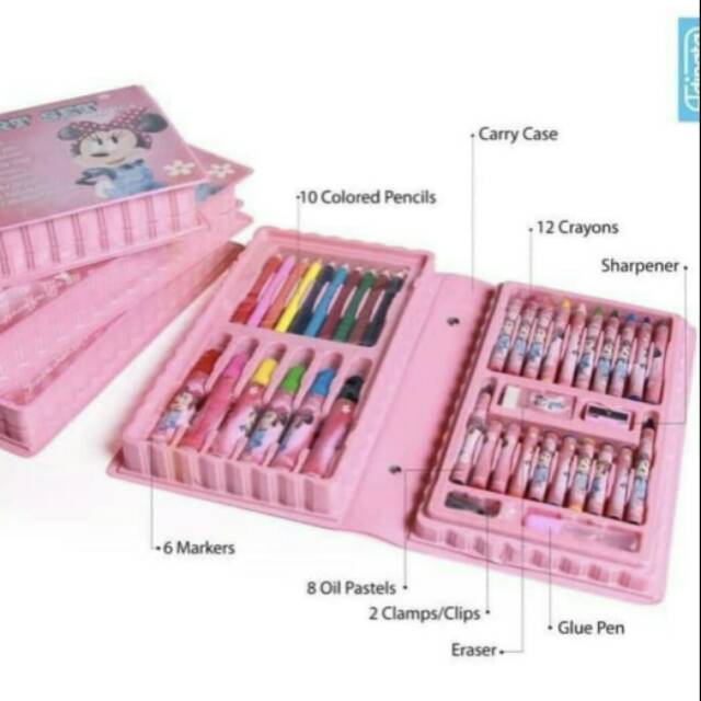 Alat mewarnai  Minnie mouse art set  42 pc Adinata
