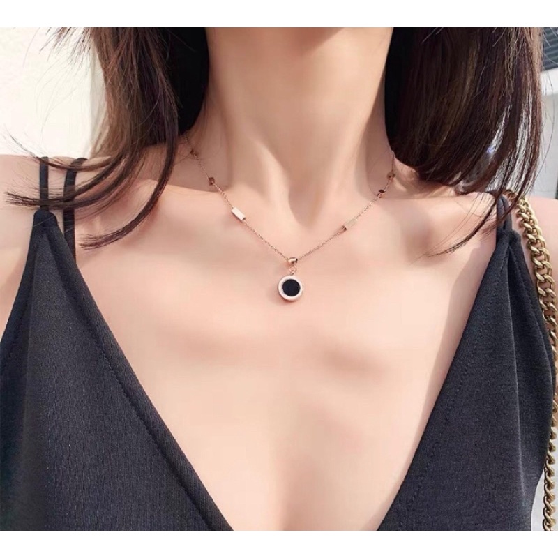 Kalung Titanium Wanita Rosegold