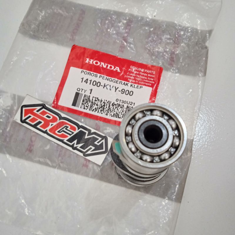 NOKEN AS POROS PENGGERAK KLEP CAMSHAFT CAM SHAFT BEAT SCOOPY SPACY KARBU ORI ORIGINAL ASLI HONDA AHM HGP 14100-KVY-900