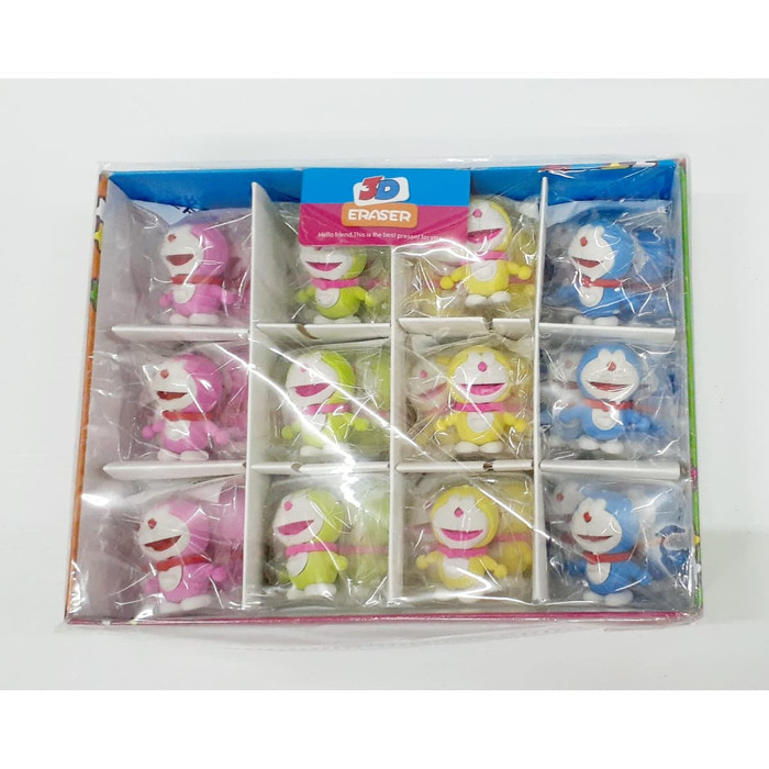 

PENGHAPUS KARAKTER FANCY DORAEMON 3D-5161 PER PAK ISI 36 | ERASER