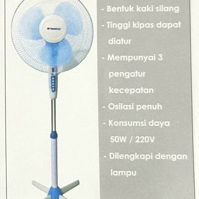 Kipas angin berdiri 16 inch kaki silang MATSUNICHI FS 328 C3 - c 3 Stand Fan 16&quot; CX 3