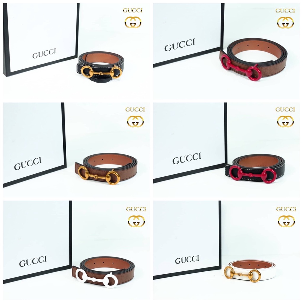 Belt Wanita Terbaru Gucci Ikat Pinggang Cewek Fashion Korea New Model Gesper Women  Import Premium Q