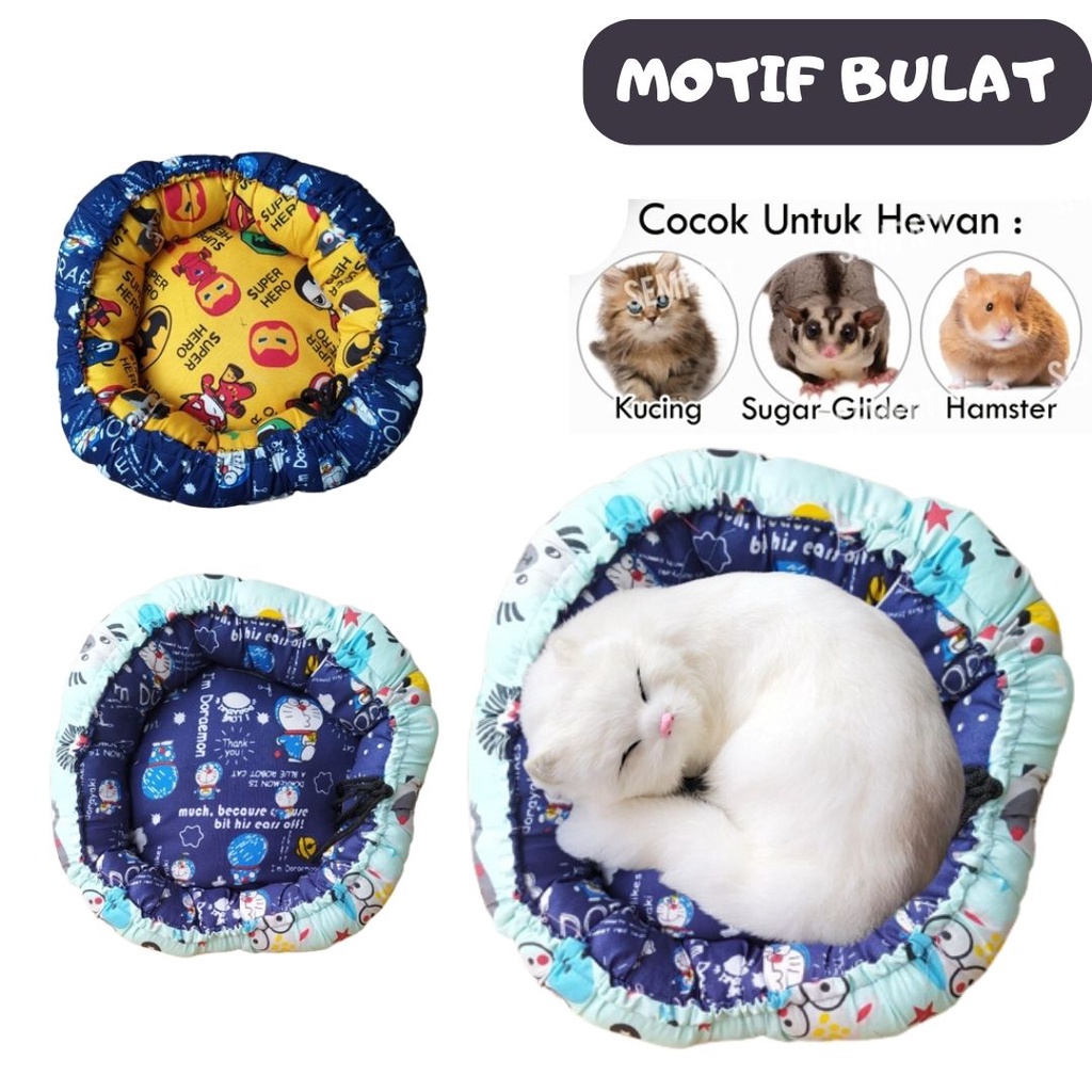 KASUR KUCING PET BED TEMPAT TIDUR ANJING DAN KUCING MOTIF KEREN FEFARM