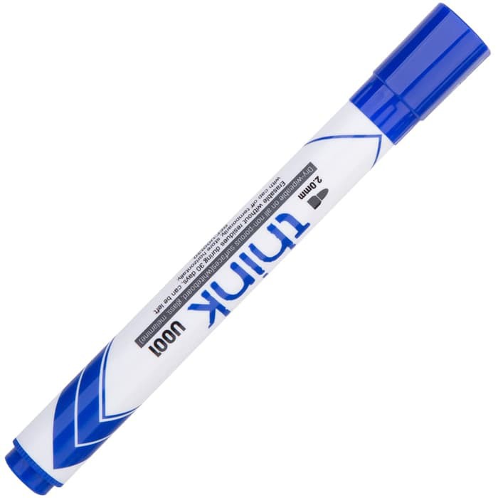 

NEW STOCK DELI EU00130 (BOX) DRY ERASE MARKER/SPIDOL WHITEBOARD 12 PCS - BLUE