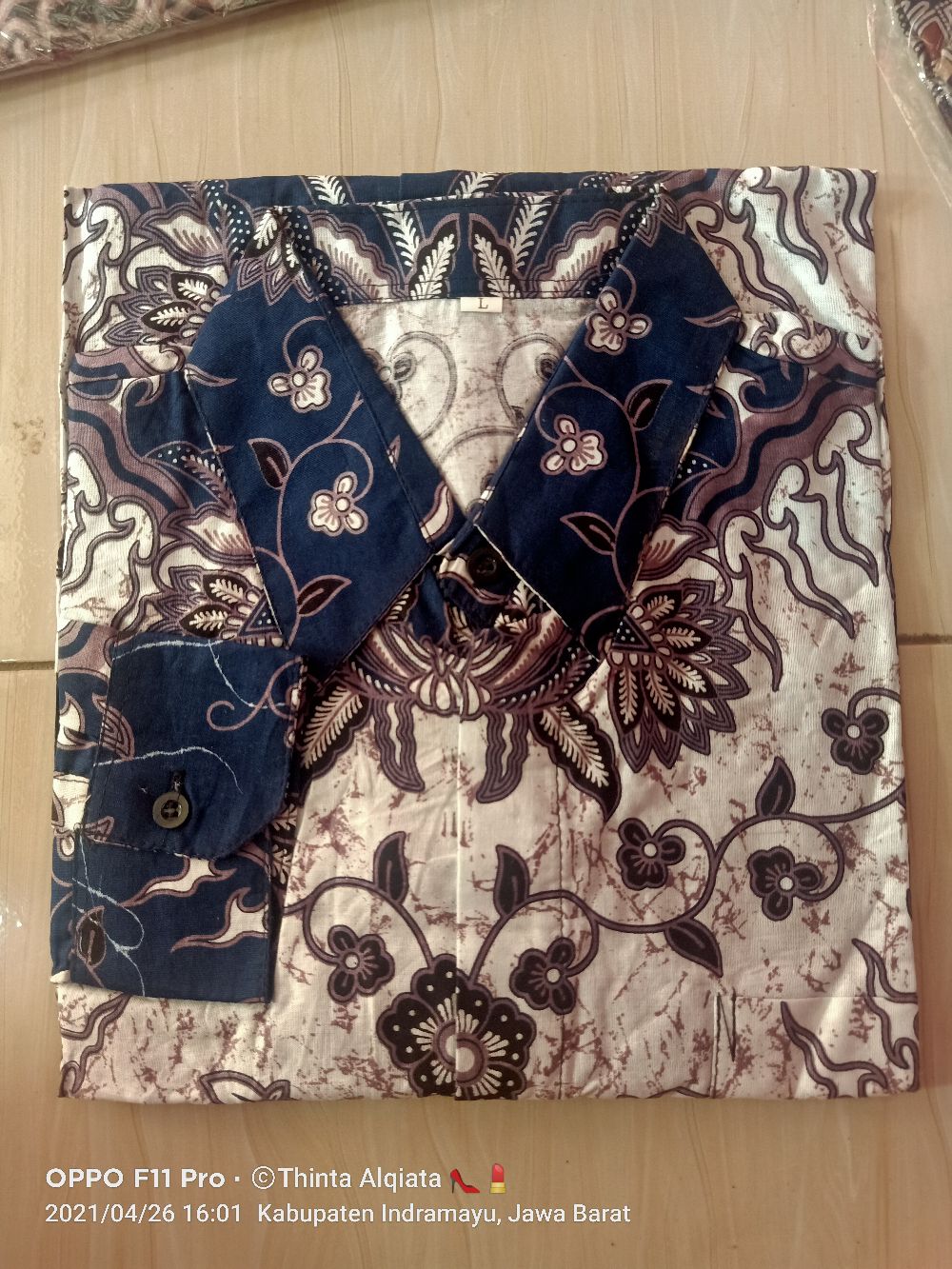 Kemeja Batik Lengan Panjang Size M L Xl Xxl Xxxl