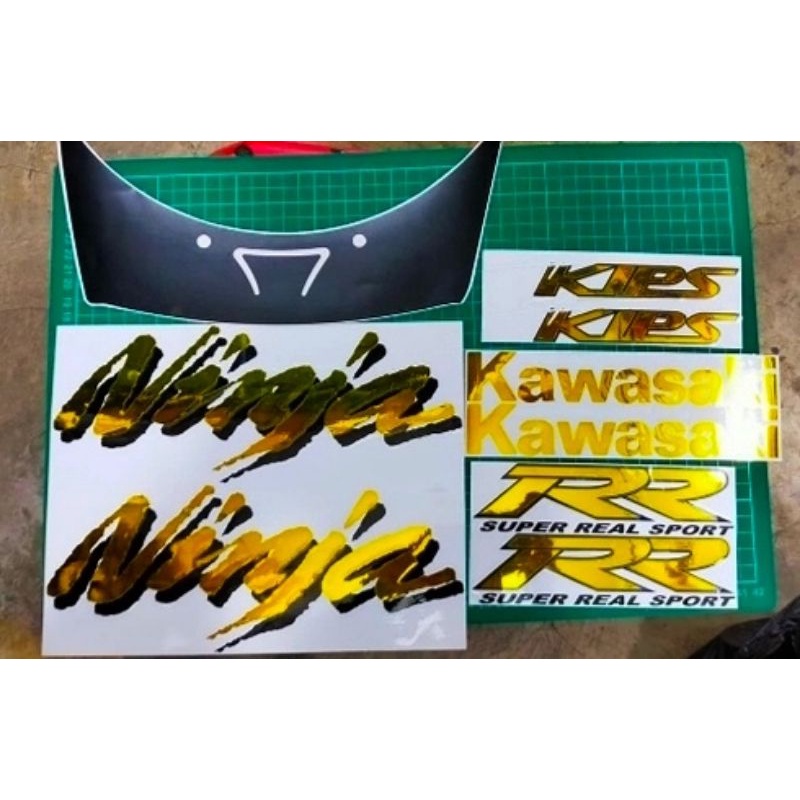 striping ninja rr old kawasaki ninja zx rr / decal ninja rr old / variasi ninja rr lama