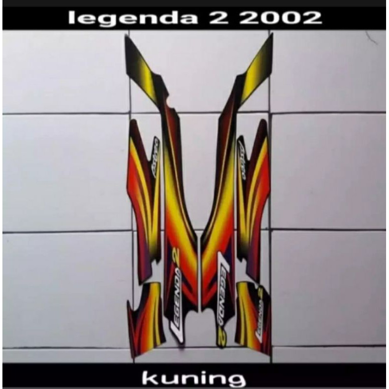 striping Honda legenda 2