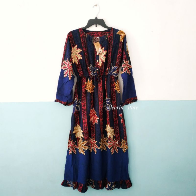 DASTER MAURA LENGAN PANJANG, daster maura muslim, daster maura batik murah, daster busui